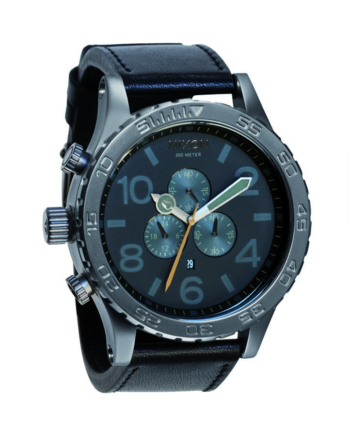 Foto 51-30 Chrono De Cuero De Nixon - Todoplomo/negro