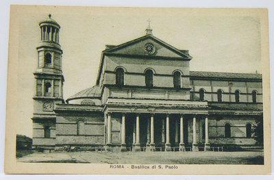 Foto 542 - Ak Postcard Roma Basilica Di San Paolo
