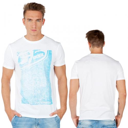 Foto 55DSL Posterinside camiseta blanca/azul talla XL