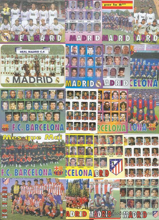 Foto 58 calendarios de equipos de futbol (a menos de 30 centimos unida