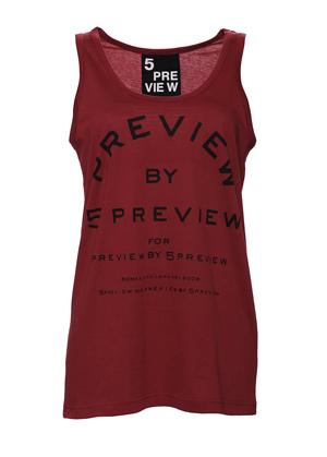 Foto 5PREVIEW 5PV Tank Top Oxblood XS - Camisetas & Tops,Tops