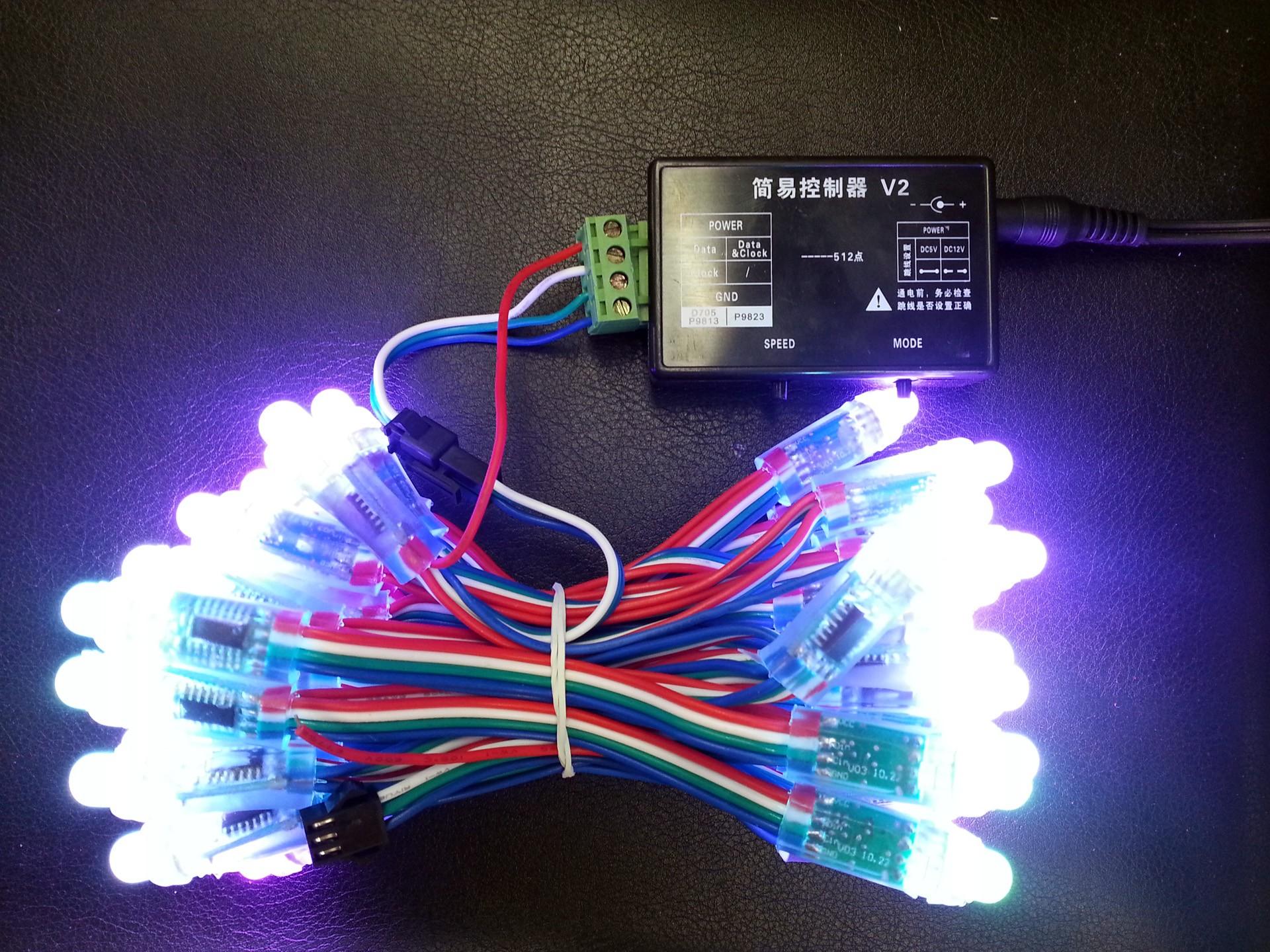 Foto 5V UCS5903 IC programable RGB LED cadena de píxeles