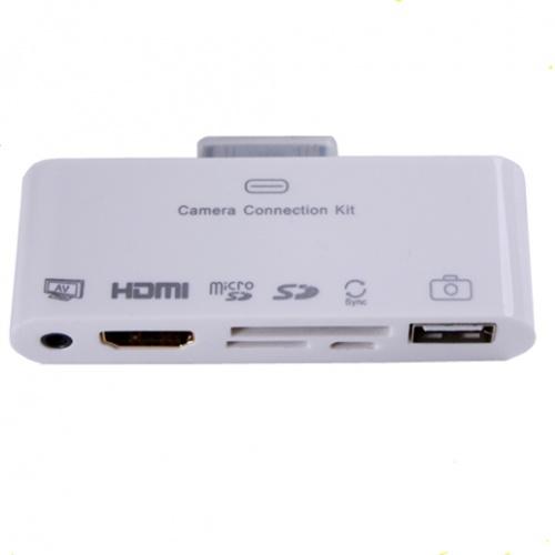 Foto 6 in1 HDMI puerto adaptador de AV Cable USB Camera Connection Kit par