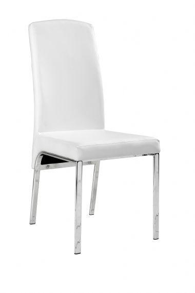 Foto 6 unidades de silla de comedor ( blanco) mod. dubai