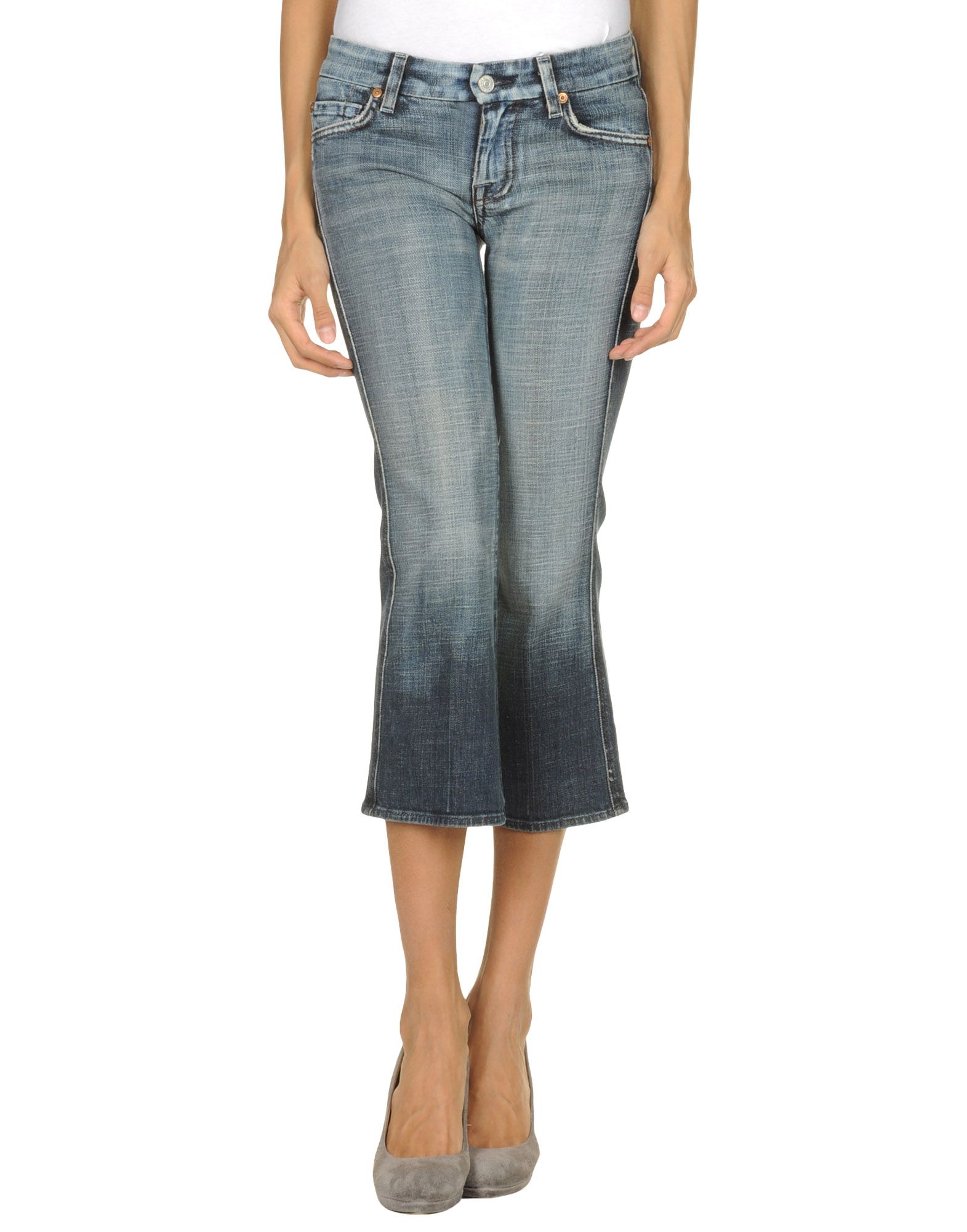 Foto 7 for all mankind pantalones capri vaqueros
