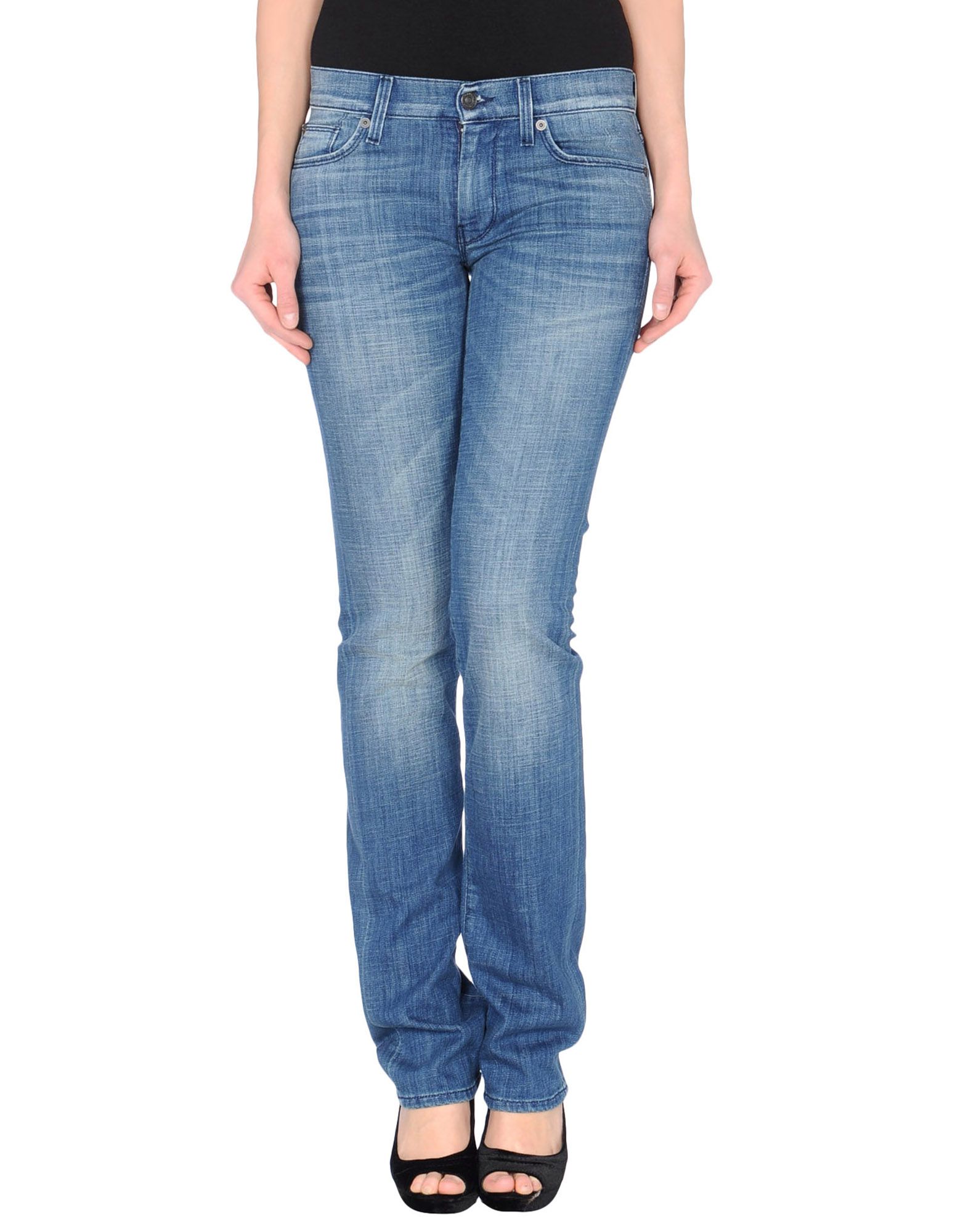 Foto 7 For All Mankind Pantalones Vaqueros Mujer Azul marino