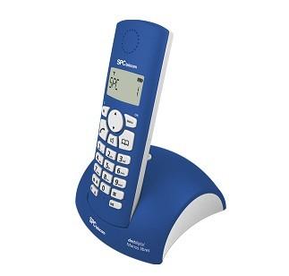Foto 7226a telefono inalambrico dect azul spc telecom