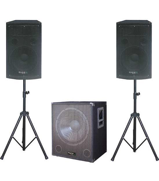 Foto 800w full 2.1 active system plug & play ibiza sound cube1512
