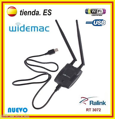 Foto ★ Antena Usb Wifi N 300 Mb 2 W 5dbi  2000mw Antenas Mimo Rt3072 300 Mbps Antenna