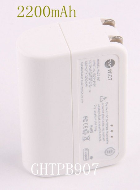 Foto ¡! mini cargador de batería móvil universal del banco de la energía del portable 2200mah