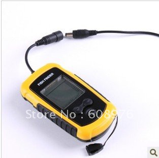 Foto ¡! transductor portable de la alarma del buscador de los pescados del sensor del sonar del 100m