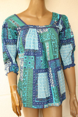 Foto ¡¡ Bonita Blusa Azulada De Hhg.muy Favorecedora. T/s 38