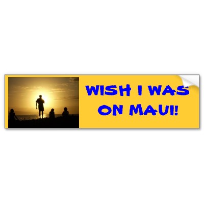 Foto ¡el Westin 008, Deseo Estaba En Maui! Etiqueta De Parachoque