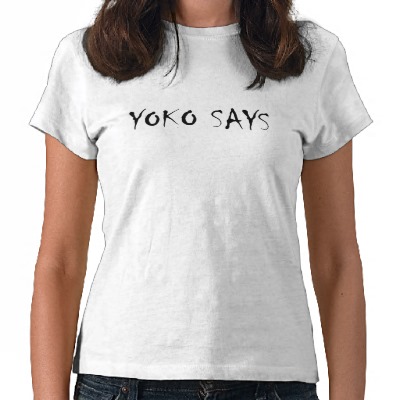 Foto ¡Yoko dice no! Camiseta blanca básica de las señor