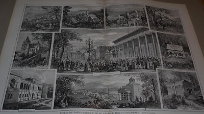 Foto Año 1884 - Original. Álbum Artístico: Vistas De Baden-baden