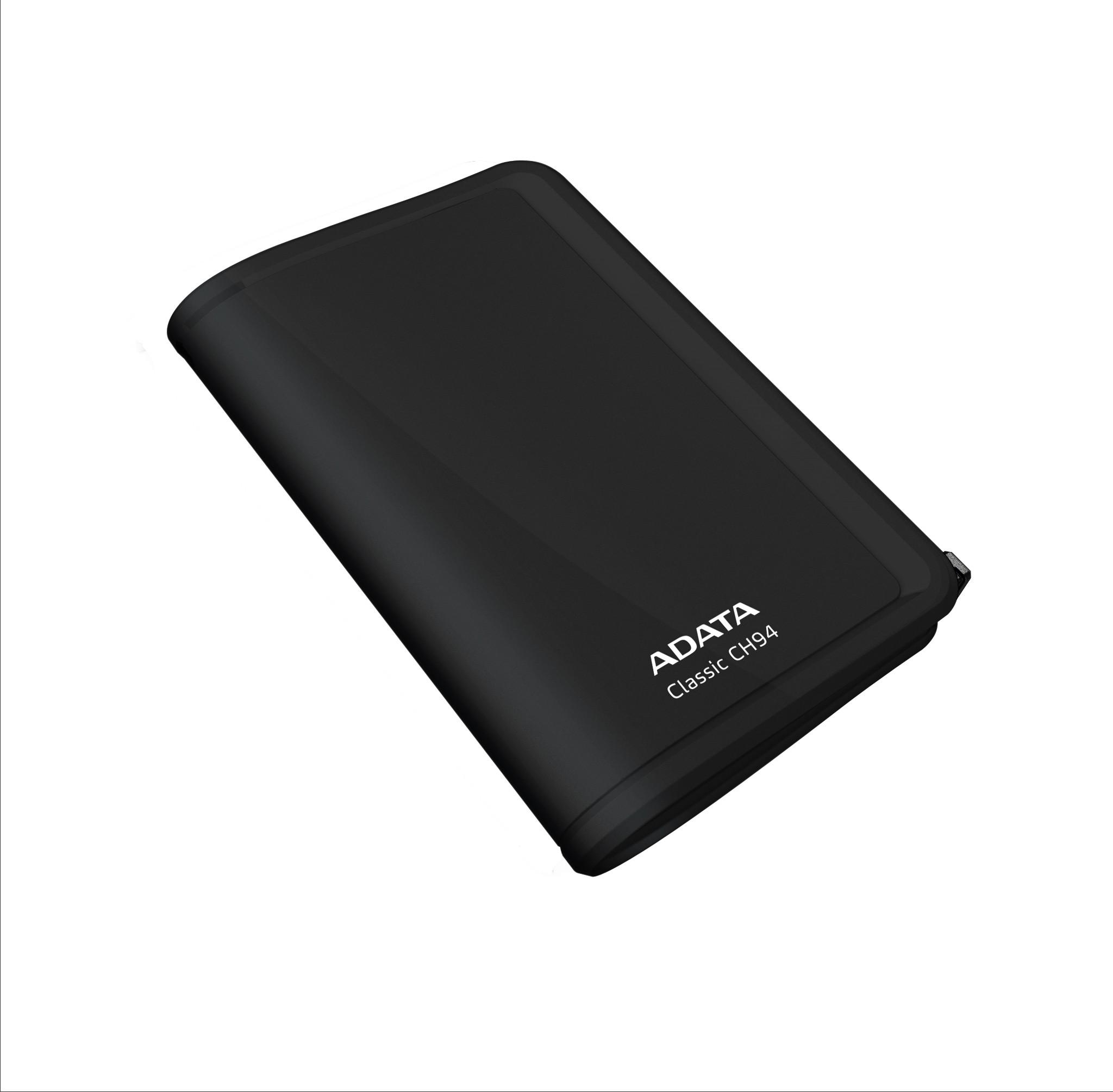Foto A Data Disco Duro Externo Negro Ultra Slim Ch94 Portable 640gb
