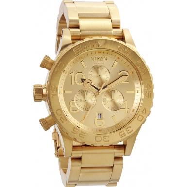 Foto A037-1502 Nixon Ladies 42-20 Chrono Gold Watch