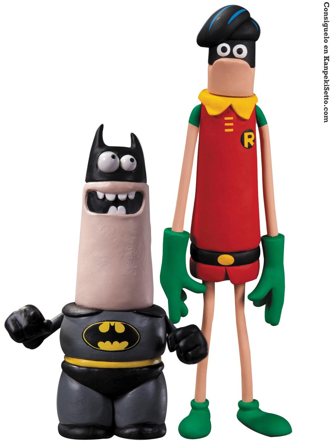 Foto Aardman Pack De 2 Figuras Classic Batman Y Robin 15 Cm