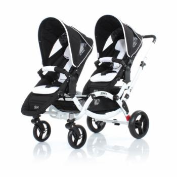Foto ABC Design zoom Tandem - Blanco / Negro - Chasis Blanco