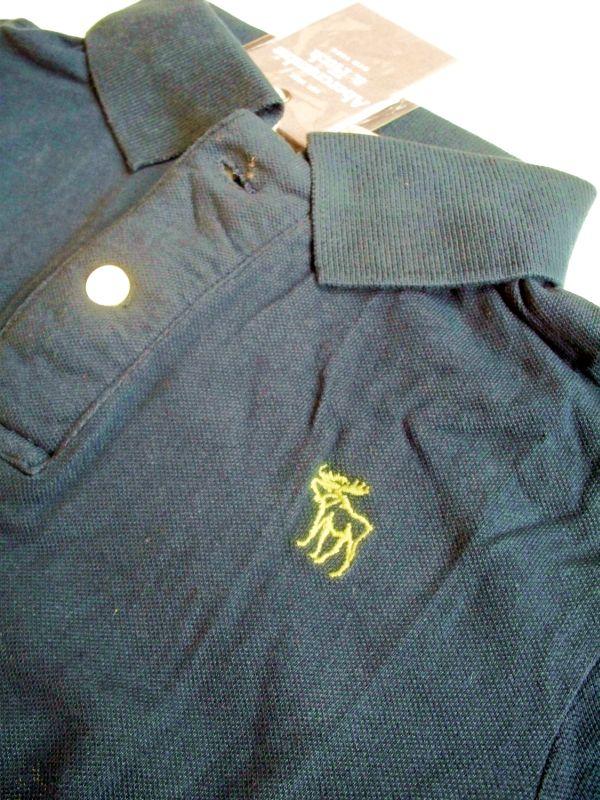 Foto Abercrombie & Fitch Navy Polo Shirt