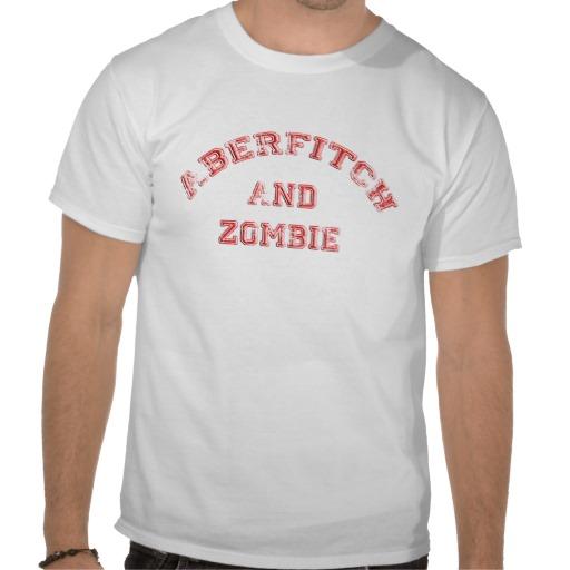 Foto Aberfitch y humor Abercrombie y Fitch del zombi Camiseta