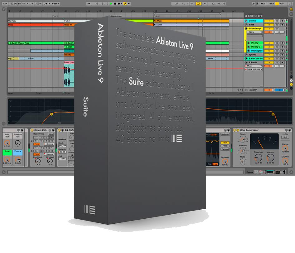 Foto Ableton Live 9 Suite UPG desde Live Intro
