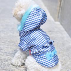 Foto abrigo chaqueta perro pet azul talla m nuevo invierno con cachupa