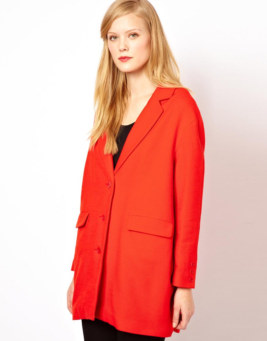 Foto Abrigo en rojo intenso de Sessun Coquelicot
