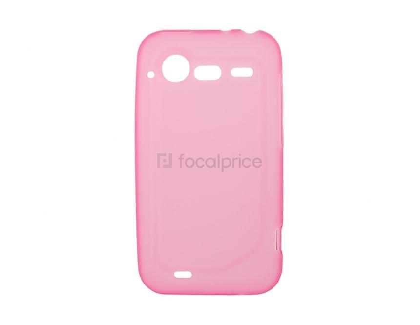 Foto Abrir TPU Face para HTC Incredible S/6300S G11 (rosa)
