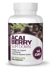 Foto Acai Berry Slim Down (14 Días) 56 Comprimidos
