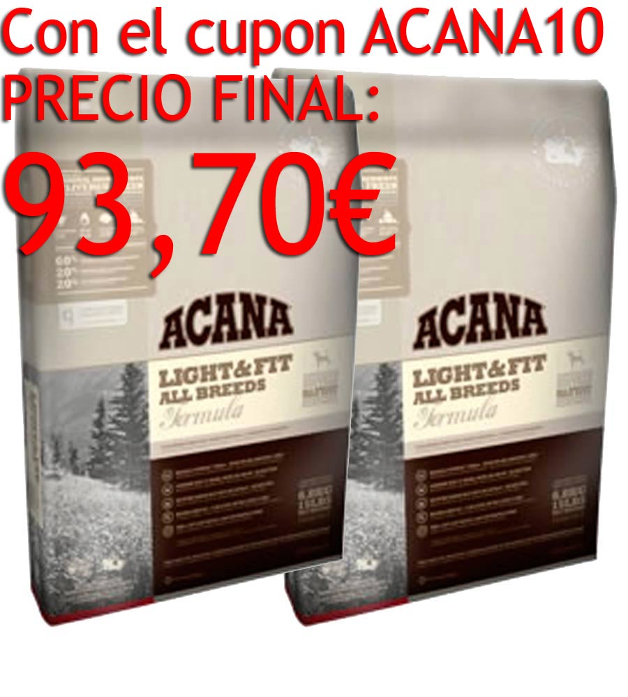 Foto ACANA LIGHT&FIT PACK2 (13KG+13KG)