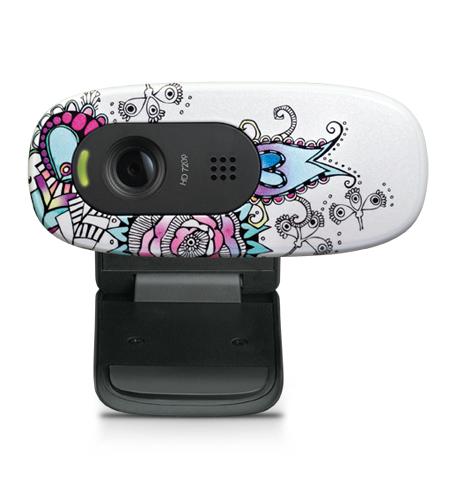Foto Accesorio Logitech c270 floral foray wer occident [960-000907] [50992