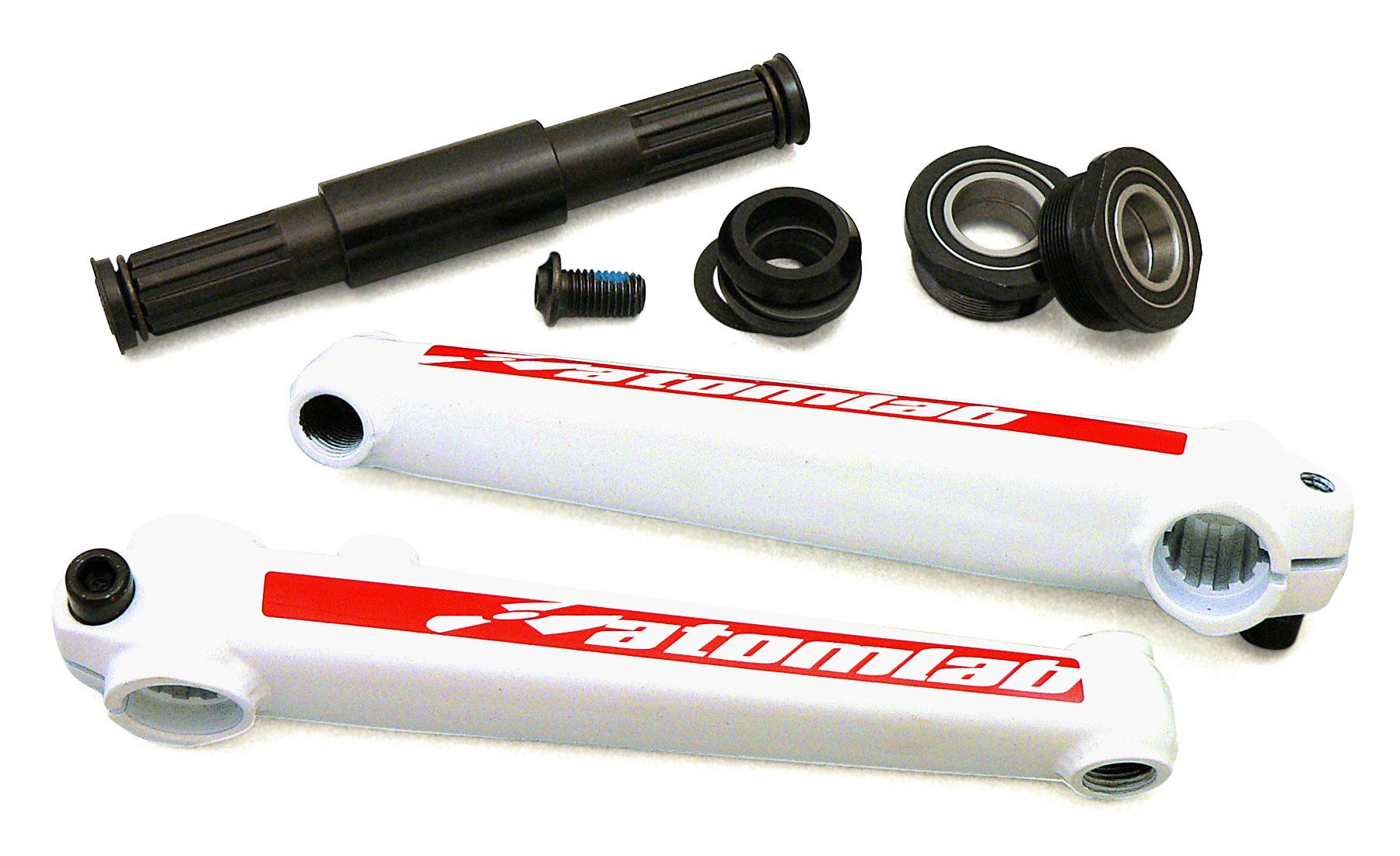 Foto Accesorios de rodamientos Atomlab GI 3 Piece Cromo Cranks blanco