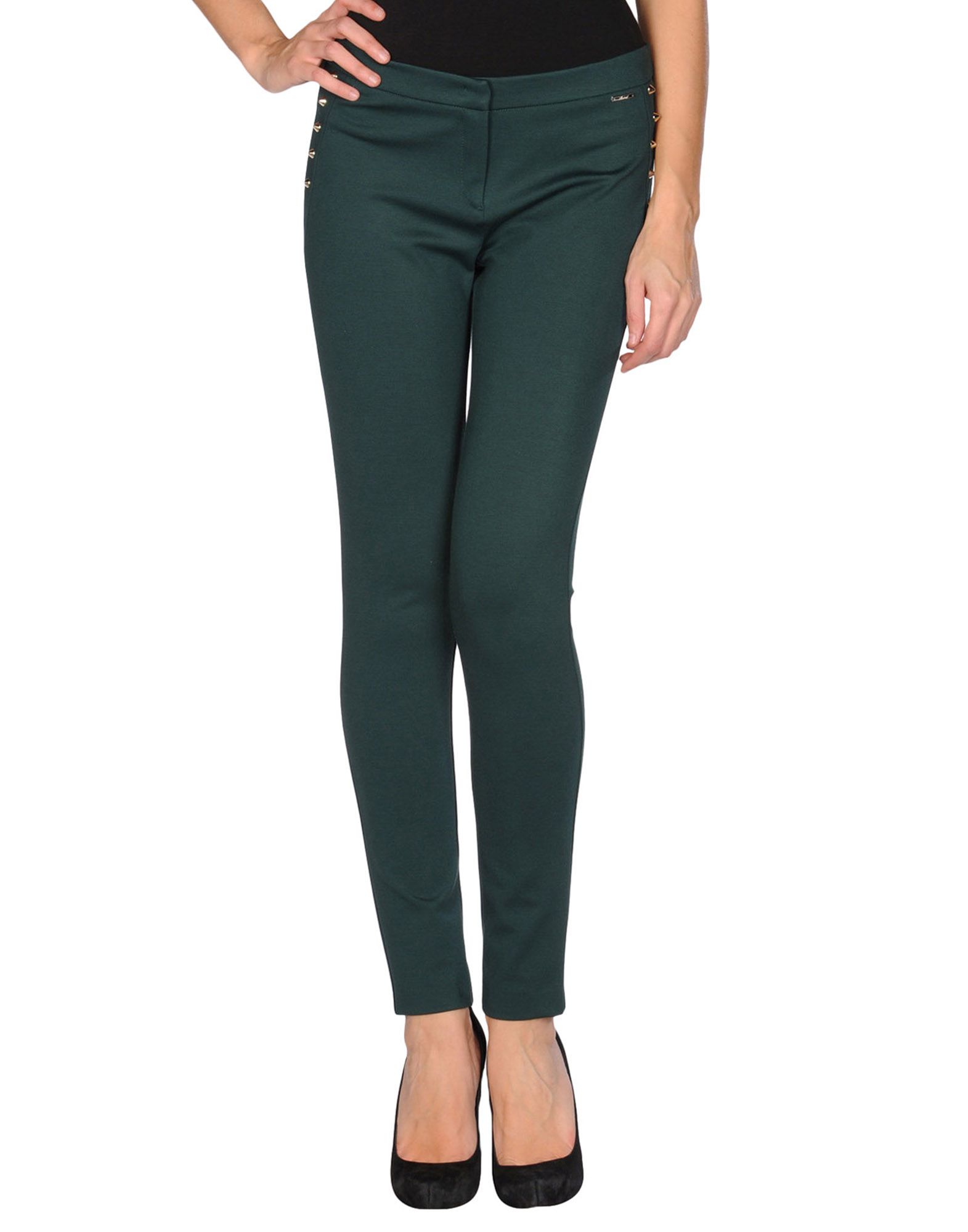Foto Acciaio Pantalones Mujer Verde oscuro
