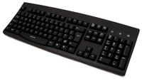 Foto accuratus KYBAC260-PS2LCBK - full size keyboard ps/2 black lower ...