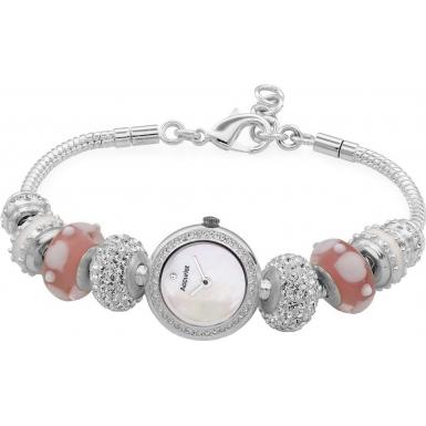 Foto Accurist Ladies Core Charmed All Silver Stones Watch Model Number: ...