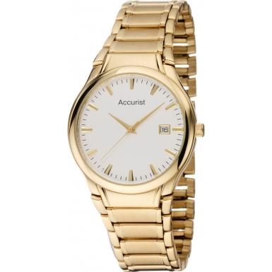 Foto Accurist Mens SPECIAL White Gold Watch Model Number:MB864W