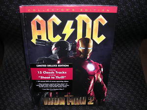 Foto ac/dc edicion especial iron man 2 cd+dvd+comic