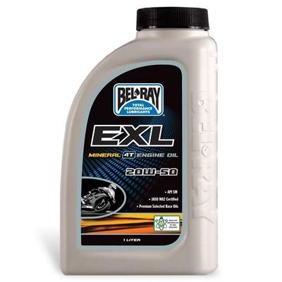 Foto Aceite Bel-ray Exl Mineral 20w50 4t 4l Par Moto Alta Calidad Resistente Potencia