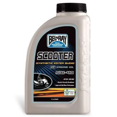 Foto Aceite Bel-ray Scooter Synthetic Ester Blend 5w40 4t 1l Para Moto Alta Calidad