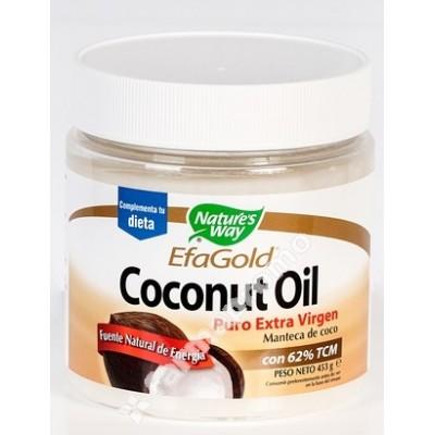 Foto aceite de coco efagold 453g coconut oil