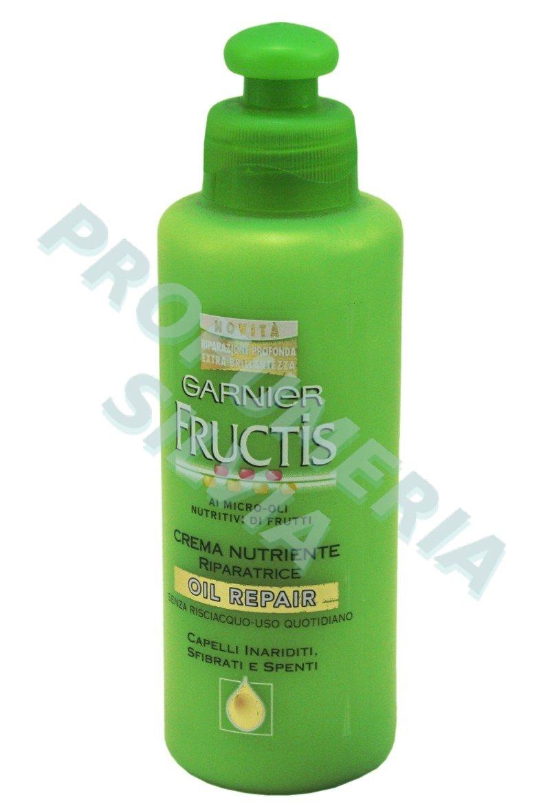 Foto aceite de fructis crema nutritiva reparación reparación Garnier