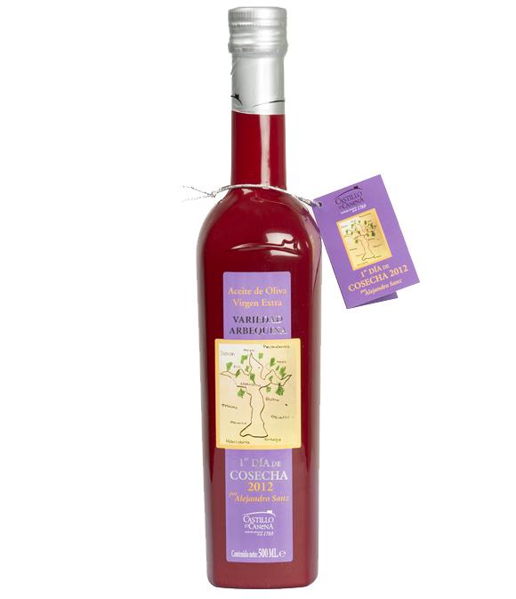 Foto Aceite de oliva virgen extra - Castillo de Canena Primer Día de Cosecha (Arbequina) - Diseño Alejandro Sanz.