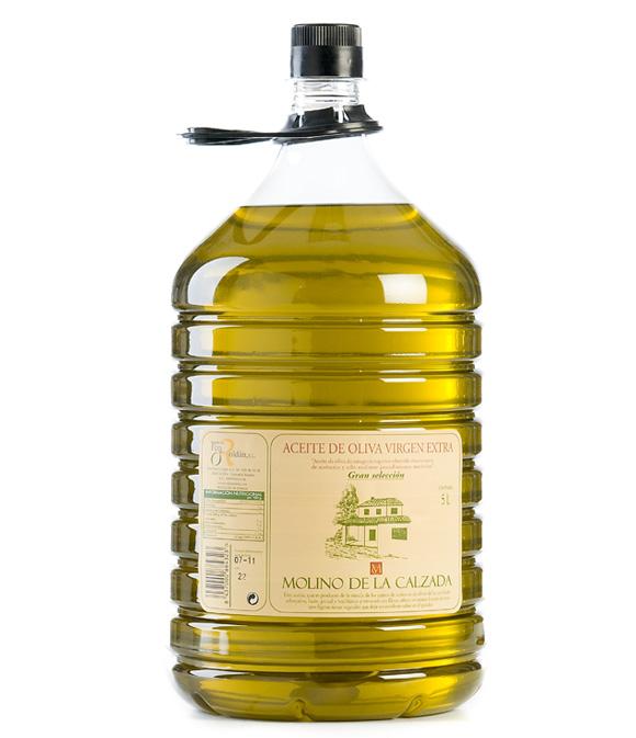 Foto Aceite de oliva virgen extra - Molino de la Calzada - garrafa pet 5 l.