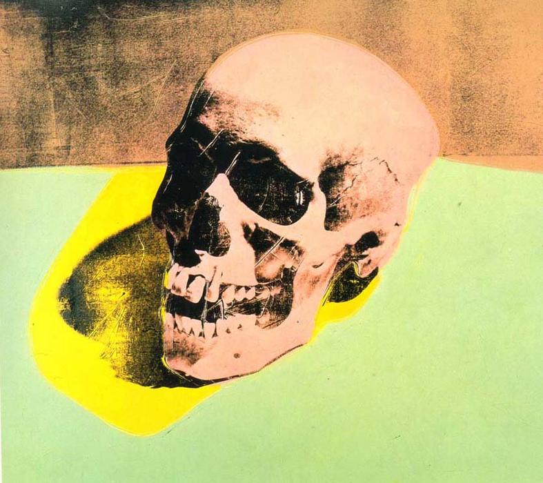 Foto Aceite de Reproducción 60 x 80 CM - Andy Warhol - Cráneo