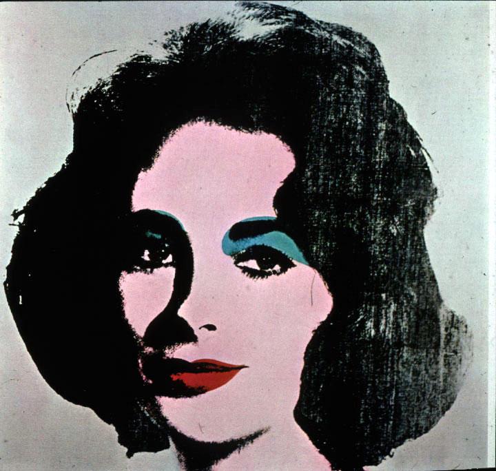 Foto Aceite de Reproducción 60 x 80 CM - Andy Warhol - Liz Taylor
