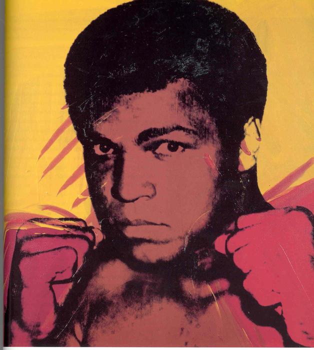 Foto Aceite de Reproducción 60 x 80 CM - Andy Warhol - Muhammad Ali