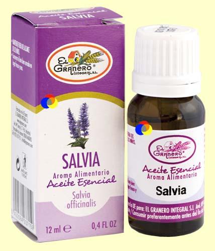 Foto Aceite Esencial de Salvia - El Granero - 12 ml [013715]