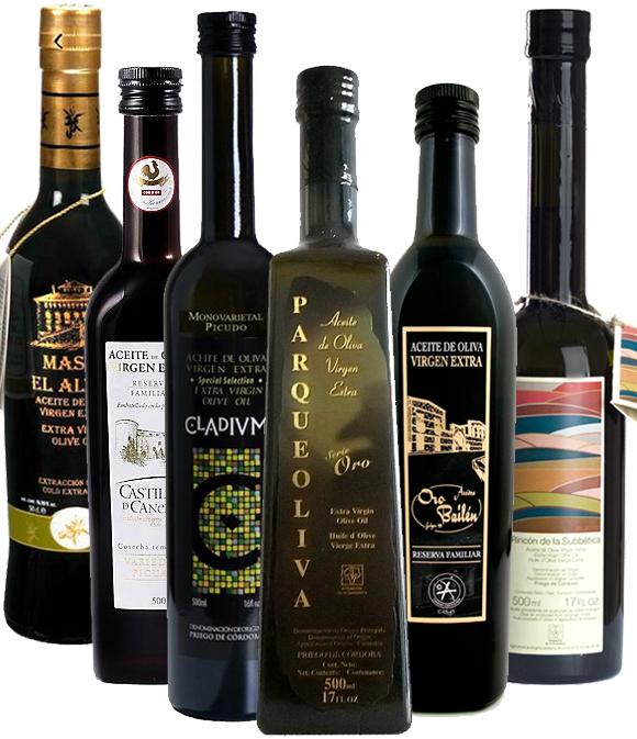 Foto Aceites de oliva virgen extra variados - Cajas regalo Gourmet - Los Mejores Aceites de oliva de España