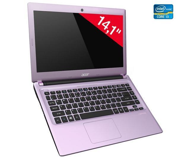 Foto Acer V5-471G-23674G50MN - violeta Core i3-2377M 1,5 GHz, 4 GB RAM, 500 Gb 14,1 
